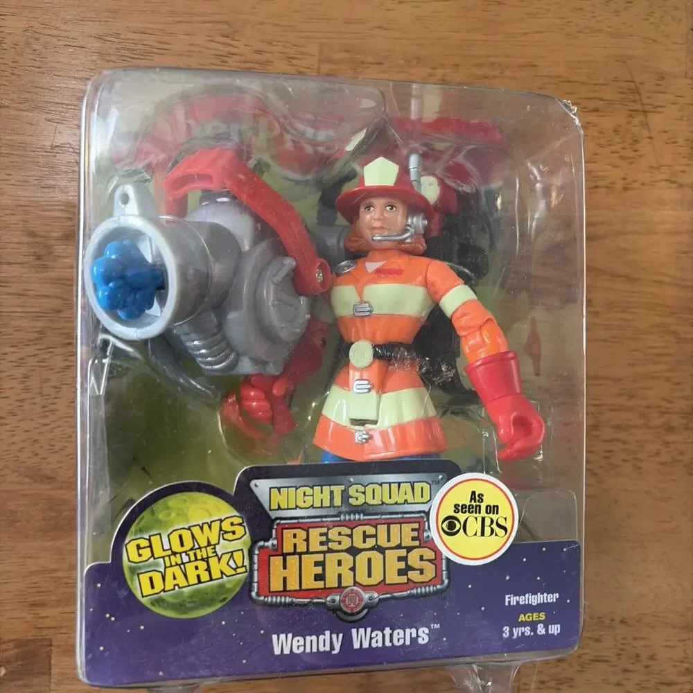 1999 Fisher-Price Rescue Heroes Wendy Waters Firefighter in Original Box